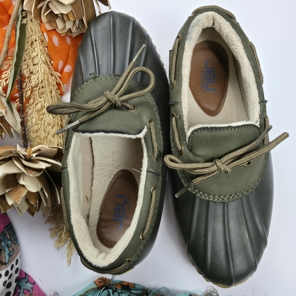 Jambu Womens Olive Rain Loafers Sz 7m - Picture 8 of 12